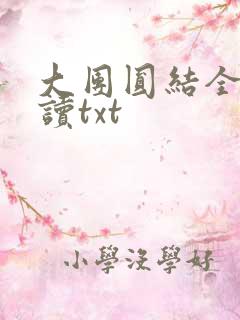 大团圆结全文阅读txt