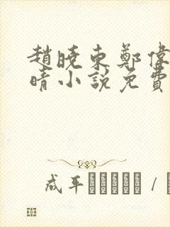 赵晓东郑伟吴雪晴小说免费阅读