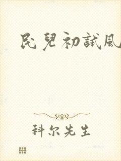 民儿初试风雨录