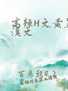 高辣H文黄暴糙汉文