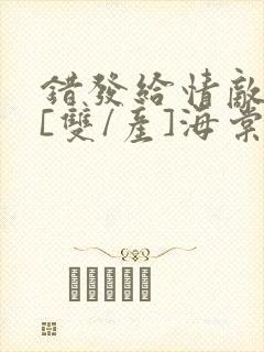 错发给情敌之后[双/产]海棠