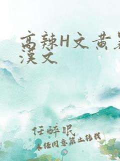 高辣H文黄暴糙汉文