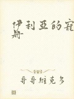 伊利亚的宠物手册