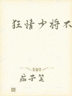 狂情少将不良妻