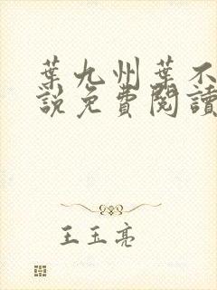 叶九州叶不悔小说免费阅读