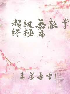 超级无敌掌门人终极篇
