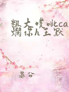 粗大噗呲cao烂你h王默