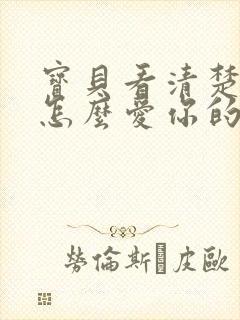 宝贝看清楚我是怎么爱你的小说