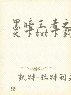 黑暗王者之妖临天下txt下载
