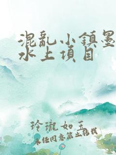 混乱小镇墨池砚水上项目