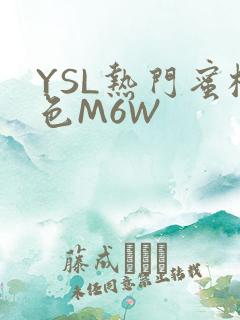YSL热门蜜桃色M6W