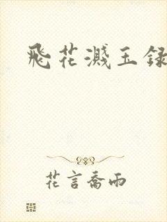 飞花溅玉录
