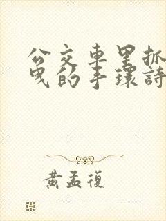 公交车里抓着摇曳的手环诗情