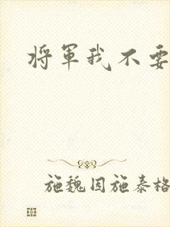 将军我不要你了