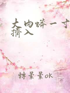 大肉蟒一寸一寸挤入