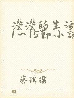 滢滢的生活日记1~15节小说