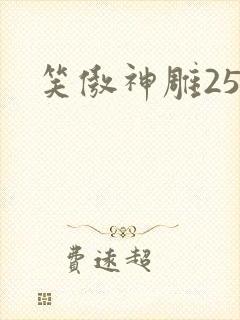 笑傲神雕25