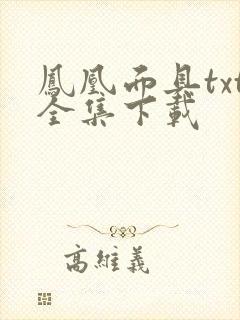 凤凰面具txt全集下载