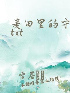 麦田里的守望者txt