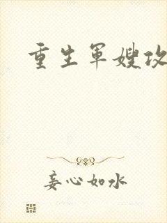 重生军嫂攻略
