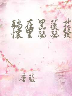 躺在黑莲花男配怀里瑟瑟发抖晋江