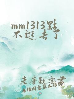 mm1313点不进去了