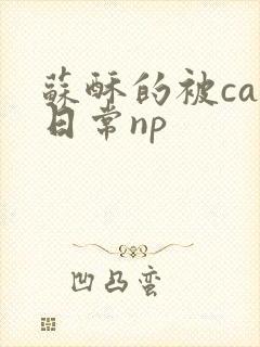 苏酥的被cao日常np