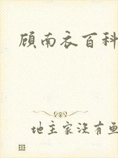 顾南衣百科