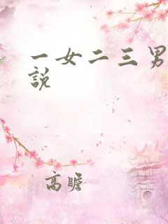 一女二三男事小说