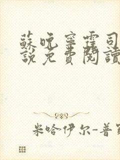 苏晚宁霍司烨小说免费阅读