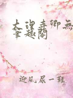 大理寺卿无删改笔趣阁