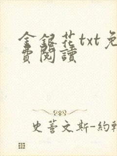 金银花txt免费阅读