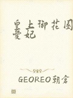 皇上御花园中要爱妃