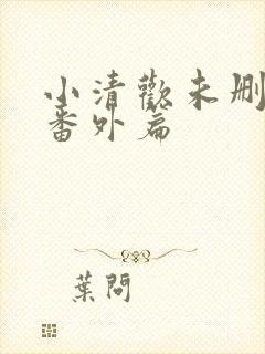 小清欢未删减版番外篇