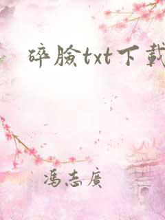 碎脸txt下载