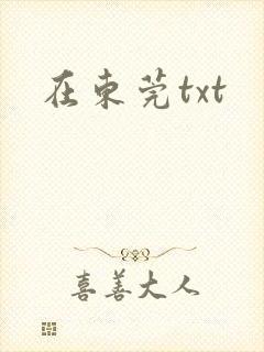 在东莞txt
