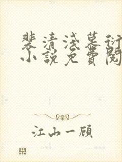 裴清浅慕衍之的小说免费阅读无弹窗