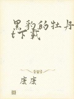 黑豹的牡丹txt下载