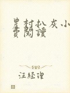 农村扒灰小说免费阅读