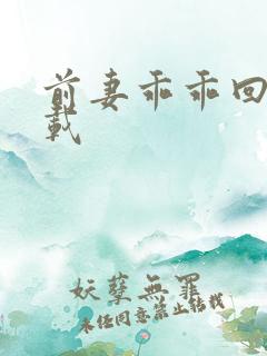 前妻乖乖回来下载