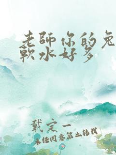 老师你的兔子好软水好多