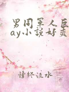 男同军人巨黄gay小说好爽