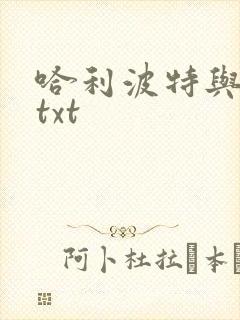 哈利波特与密室txt