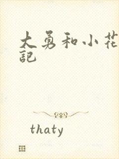 大勇和小花的日记