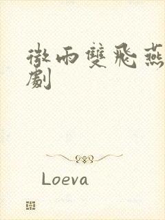 微雨双飞燕电视剧