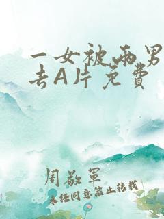 一女被两男桶进去A片免费