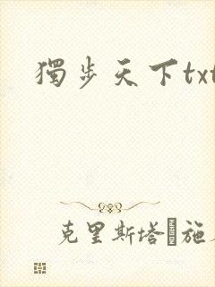 独步天下txt