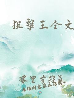 狙击王全文阅读