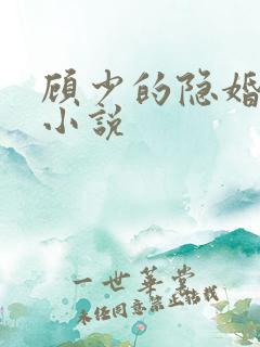 顾少的隐婚罪妻小说