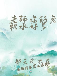 老师你的兔子好软水好多